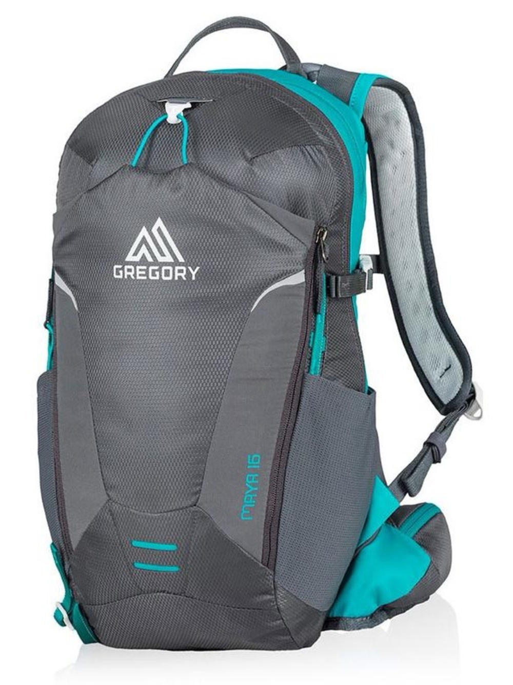 Gregory Gray & Teal Daypack - Compact Hiking Backpack. No bladder.